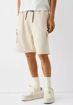 Шорты BERMUDA Bershka, цвет sand