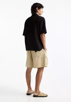 Шорты BERMUDA PULL&BEAR, охра