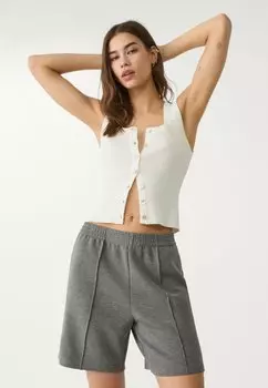 Шорты BERMUDA - Tracksuit bottoms Stradivarius, темно-серый