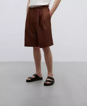 Шорты-бермуды Adolfo Dominguez, коричневый