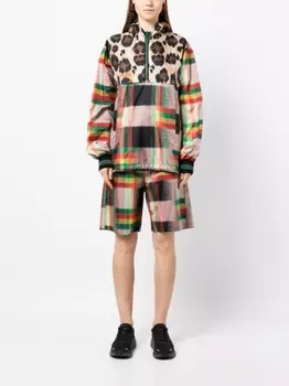 Шорты-бермуды Aloe в клетку Pierre-Louis Mascia, мультиколор