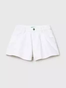 Шорты бермуды Benetton, белый