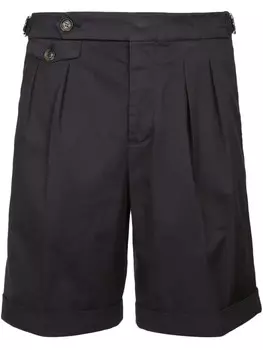 Шорты-бермуды Brunello Cucinelli окрашенные, черный