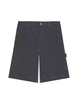 Шорты-бермуды Carpenter из денима 4G Givenchy, цвет charcoal
