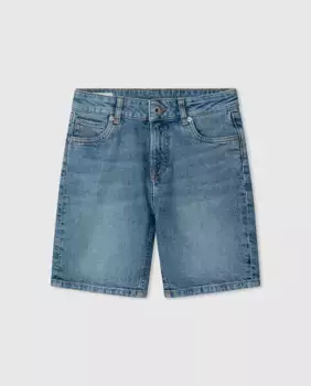 Шорты-бермуды для девочек Pepe Jeans, голубой