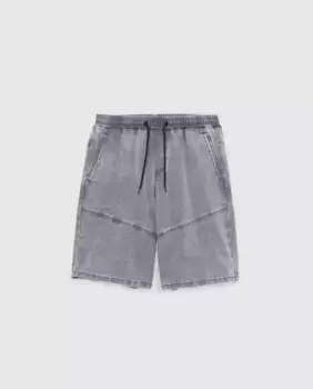 Шорты-бермуды для мальчиков с карманами и регулируемой кулиской IKKS, серый