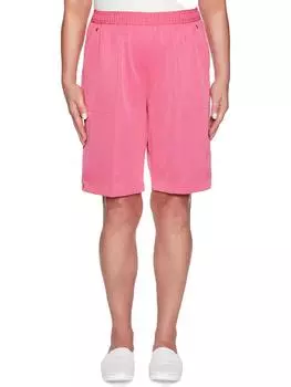 Шорты-бермуды для женщин Allure Modern Fit Slimming Alfred Dunner, цвет flamingo