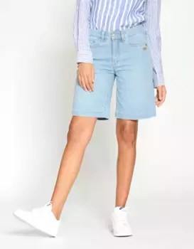Шорты-бермуды GANG "94CARLOTTA BERMUDA", цвет Easy Light Blue