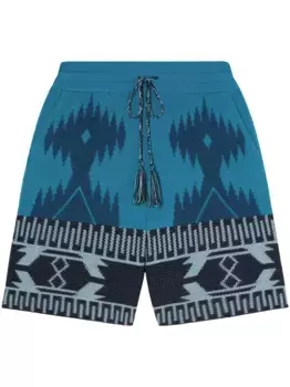 Шорты-бермуды Icon Piquet Alanui, синий