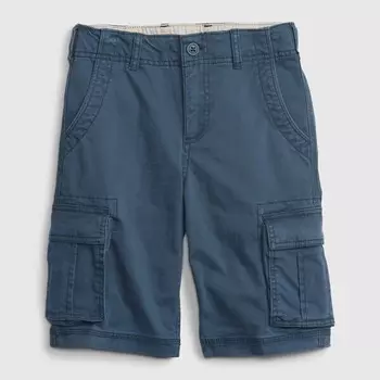 Шорты-Бермуды из эластичного хлопка Gap, синий