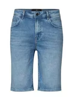 Шорты-Бермуды из денима с пятью карманами Street One Men, голубой