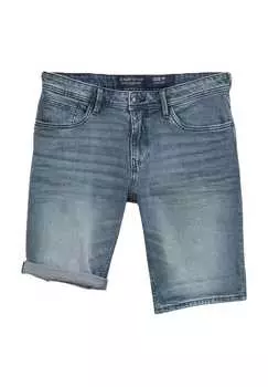 Шорты-Бермуды из денима с пятью карманами Denim Tom Tailor, синий