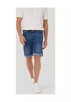 Шорты-Бермуды из денима с пятью карманами Pierre Cardin, синий