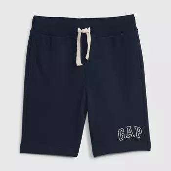 Шорты-Бермуды из французского трикотажа с логотипом Gap, синий