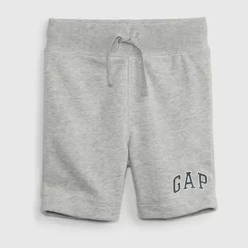 Шорты-Бермуды из французского трикотажа с логотипом Gap, серый