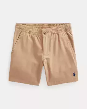 Шорты-бермуды из хлопка с защитой от морщин для мальчиков Polo Ralph Lauren, бежевый
