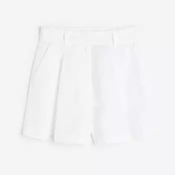Шорты-бермуды из льна H&amp;M, белый