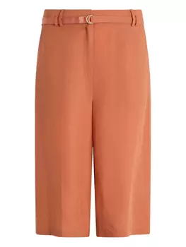 Шорты-бермуды из льняной смеси LIU JO, оранжевый