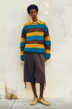 Шорты-бермуды из лиоцелла ZARA, цвет brown vigore