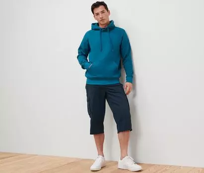 Шорты-бермуды карго Tchibo длина 3/4, темно-синий