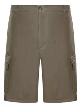 Шорты-бермуды карго из 120% льна Lino 120% Lino, зеленый