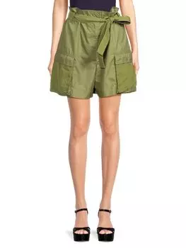 Шорты-бермуды карго с поясом Kenzo, цвет Tea Green