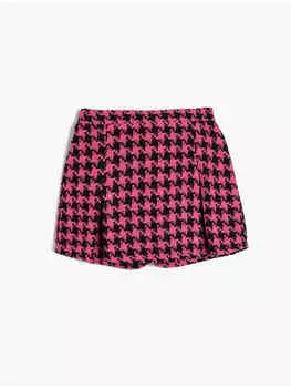 Шорты бермуды KOTON Hosenrock, цвет Rosa Gemustert