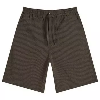 Шорты-Бермуды Maison kitsune из эластичной ткани сирсакер Maison Kitsun, зеленый