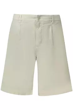 Шорты-бермуды мужские K-Way с логотипом, бежевый