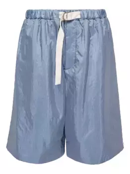 Шорты-бермуды на завязках JIL SANDER, синий