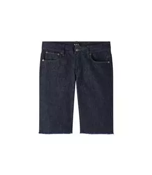 Шорты-бермуды от Kathleen A.P.C., цвет stonewashed indigo