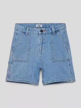 Шорты-бермуды под джинсовую ткань, модель TONY Jack & Jones, синий