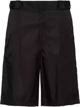 Шорты-бермуды Re-Nylon Prada, черный