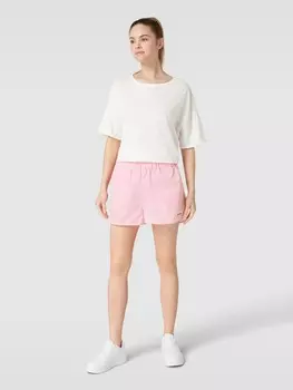 Шорты-бермуды с эластичным поясом Review, розовый