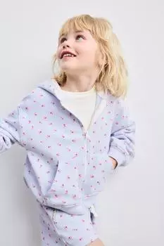 Шорты-бермуды с кружевными деталями ZARA, цвет Lavender