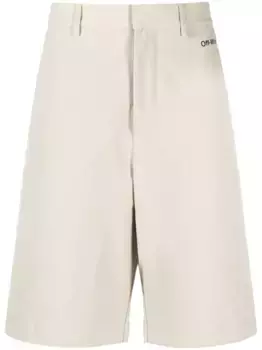 Шорты-бермуды с логотипом Arrows OFF-WHITE, нейтральный