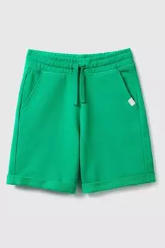 Шорты-бермуды с логотипом Benetton, зеленый
