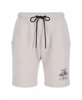 Шорты Бермуды с мультяшным логотипом Iceberg, серый