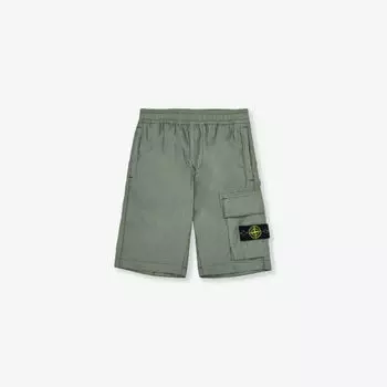 Шорты-бермуды с нашивкой-логотипом, 6–14 лет Stone Island, зеленый