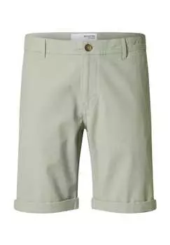 Шорты-Бермуды с подвернутым краем штанины Selected, цвет 292835002 iceberg