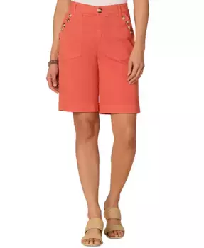 Шорты-бермуды Skyrise Petite "Ab"solution Democracy, оранжевый