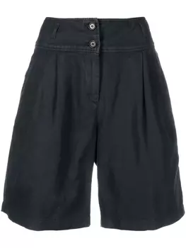 Шорты-бермуды со складками ASPESI, синий