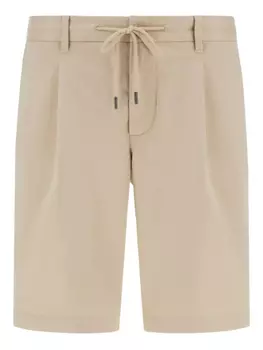 Шорты-бермуды со складками Boggi Milano, нейтральный