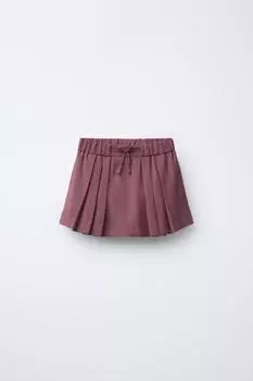 Шорты-бермуды свободного кроя ZARA, цвет Raspberry
