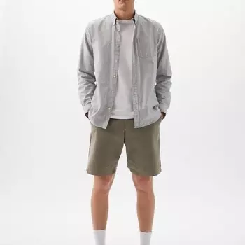 Шорты-Бермуды свободного покроя из эластичного хлопка Gap, зеленый