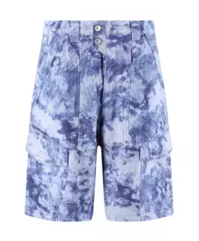 Шорты бермуды тай дай Isabel Marant, мультиколор