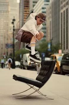 Шорты-бермуды tony hawk plush ZARA, коричневый