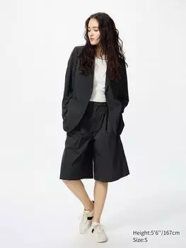Шорты-Бермуды Utility Uniqlo, черный