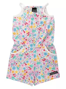 Шорты бермуды Villervalla Shorty Flower, белый