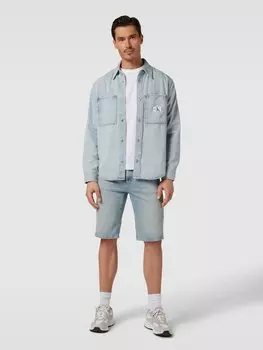 Шорты-бермуды в стиле деним Calvin Klein Jeans, светло-голубой